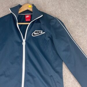 Nike Navy Performance Jacket with White Accents